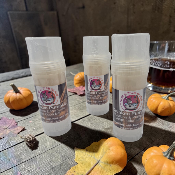 Lotion Bar Drunken Pumpkin ( Bourbon & Pumpkin scented)