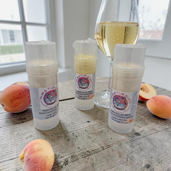 Lotion Bar- Peach Bellini Bikini