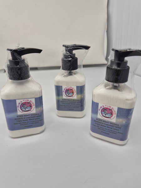 Triple Butter Blend Lotion 4oz Black Magic Sangria