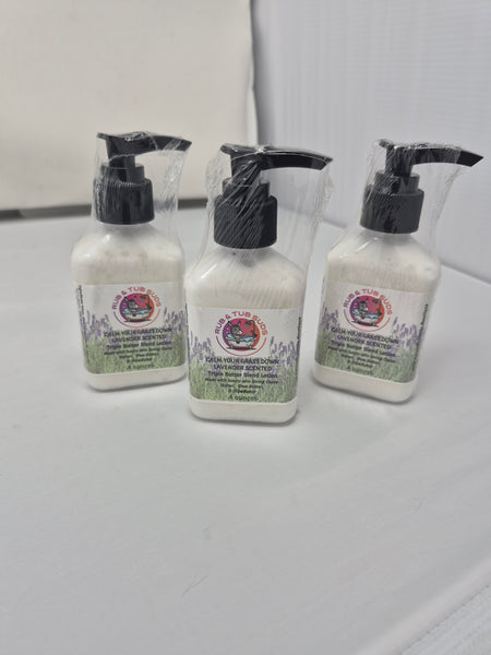 Triple Butter Blend Lotion 4 oz-Calm Your Grass Down