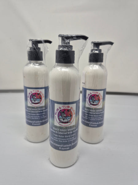 Triple Butter Blend Lotion 8oz - Black Magic Sangria