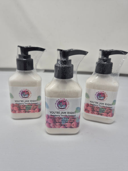 Triple Butter Blend Lotion 4oz- You're Jam Right