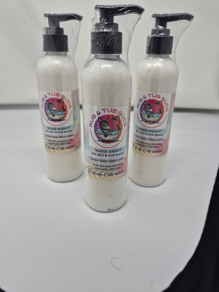 Triple Butter Blend Lotion 8oz- Seaside Serenity