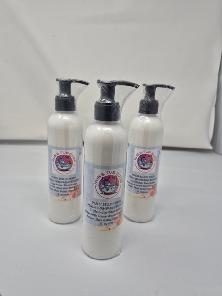 Triple Butter Blend Lotion 8oz- Peach Bellini Bikini