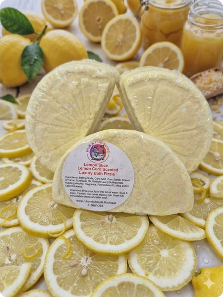 Bathe Fizzie - Lemon slice
