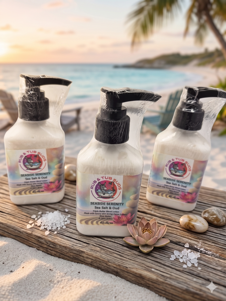 Triple Butter Blend Lotion 4oz- Seaside Serenity