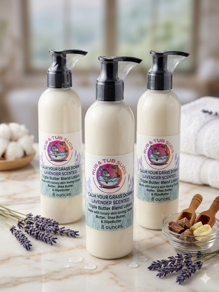 Triple Butter Blend 8oz- Calm your grass down (lavender)