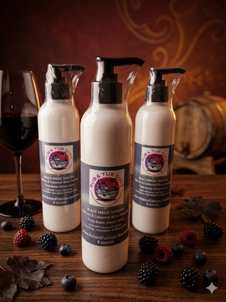 Triple Butter Blend Lotion 8oz - Black Magic Sangria