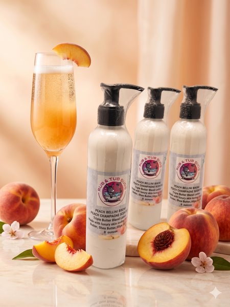 Triple Butter Blend Lotion 8oz- Peach Bellini Bikini