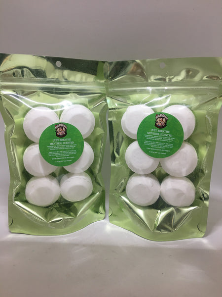 Shower Steamers- 6 pack Menthol