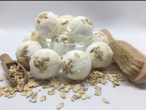 Pedi & Bath Balls Oatmeal Milk & Honey (6 pk)